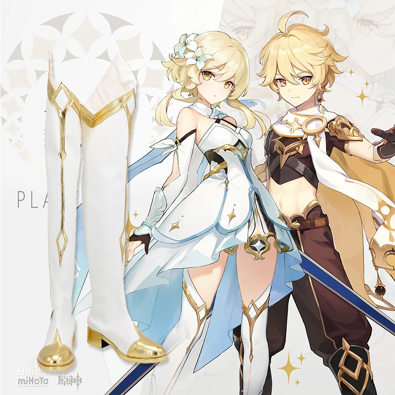 

Game Genshin Impact Cosplay Halloween Cosplay Genshin Impact Traveler Lumine