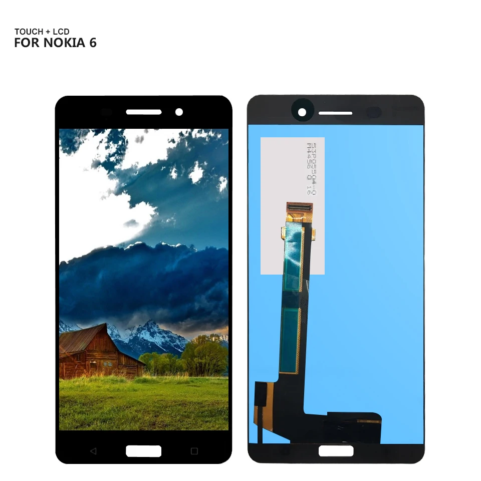 Для Nokia 6 сенсорный экран стеклянная панель дигитайзер ЖК дисплей в сборе для TA 1021