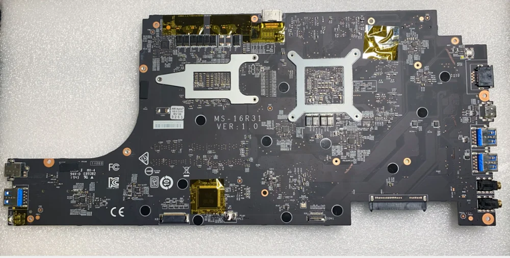 

KEFU For MSI GF63 MS-16R3 Notebook Motherboard MS-16R31 CPU I5 9300H GPU GTX1650 DDR4 100% Test Work