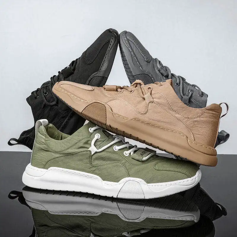 Мужская дышащая парусиновая обувь Сезон лето Новинка 2020 года Трендовая