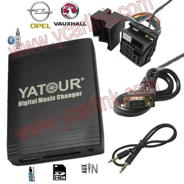 Yatour USB SD AUX Adapter ДЛЯ Opel Astra H J Corsa Zafira Vectra С CD30 MP3 Grunding/VDO/Blaupunkt Зарядное устройство CD-плеер радио.