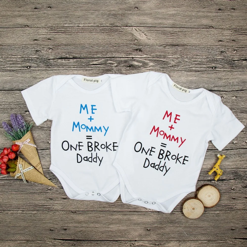 Комбинезоны для новорожденных короткий рукав маленькие хлопковые боди малышей Me