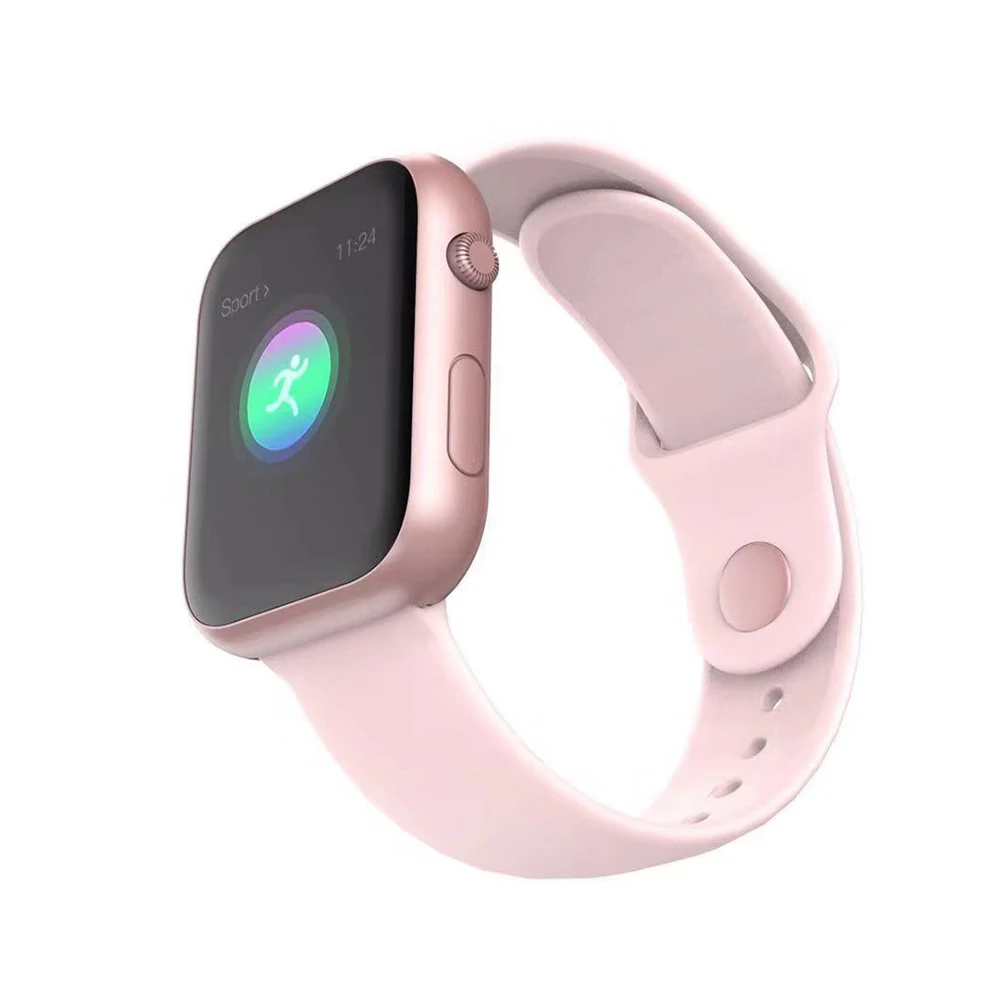 pink LEMFO, умные часы, мужские, спортивные, трекер, для женщин, пульсометр, фитнес, монитор, для погоды, умные часы для Apple, Android Phone - Цвет: pink