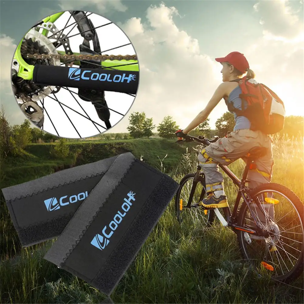 1 шт. неопрен Велоспорт уход цепи размещено щитки для велосипедной рамы цепной