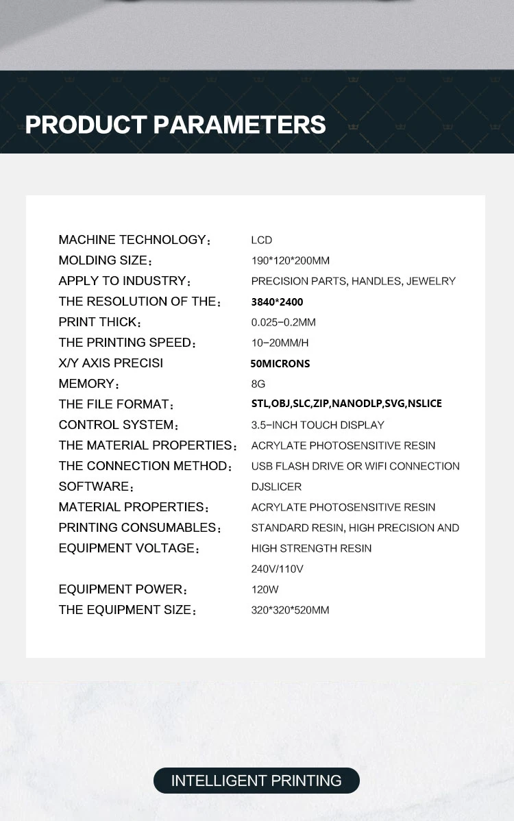 SUMAOPAI M300 Raspberry pi scheme nanodlp system 8.9-inch UV curing 3D printer 4K mono screen Photosensitive resin 3dprinter