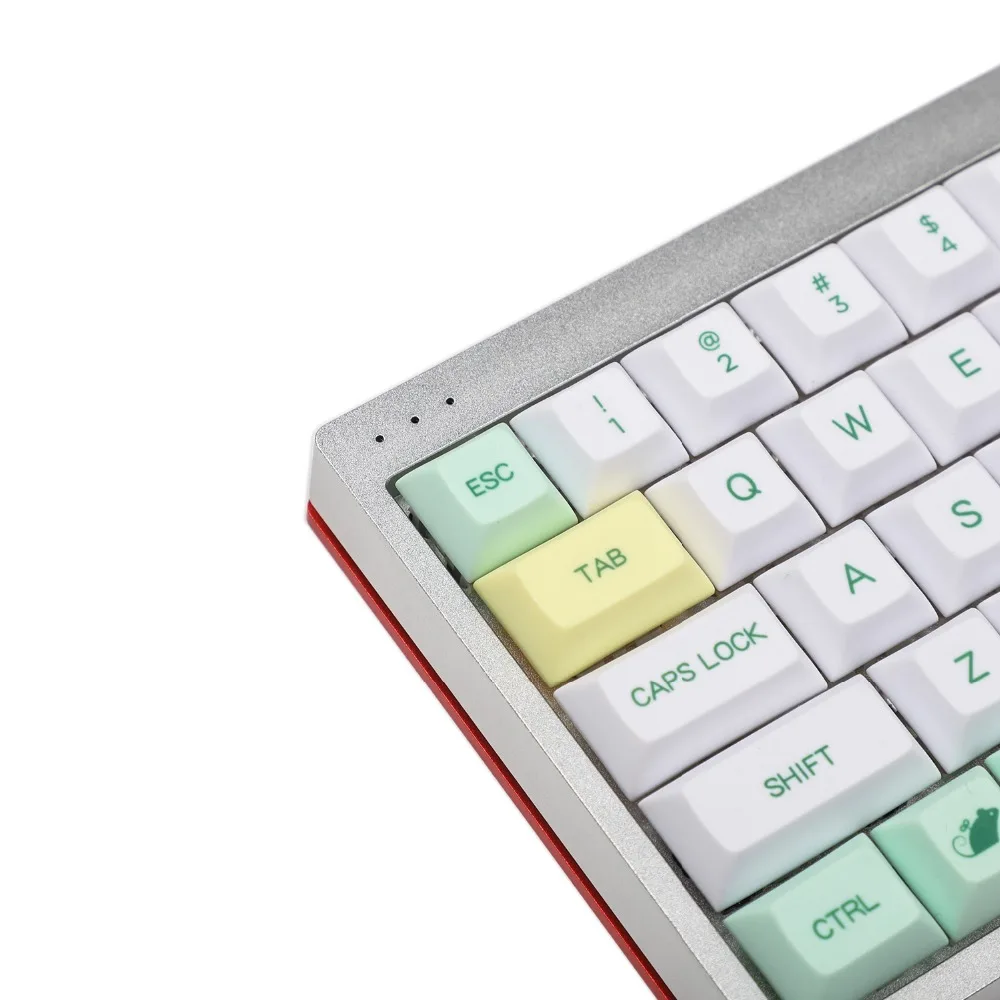 YMDK split 64 SP64 CNC Алюминиевый Чехол-пластина Горячая розетка Горячая замена PCB Underglow RGB Полностью программируемый DIY Kit