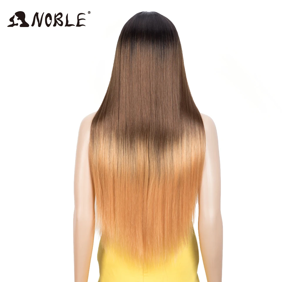 Noble Cosplay синтетический парик фронта 30 дюймов прямые волосы кружевная часть