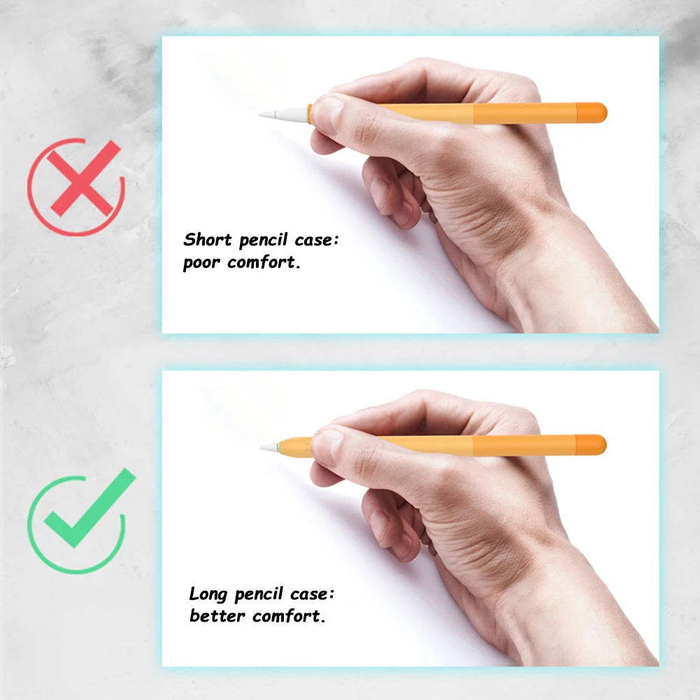 Silicone Case with Tip Covers Protective Cap Nib Holder Stylus Cover for Apple Pencil 1 2 Protector Accessories | Компьютеры и офис