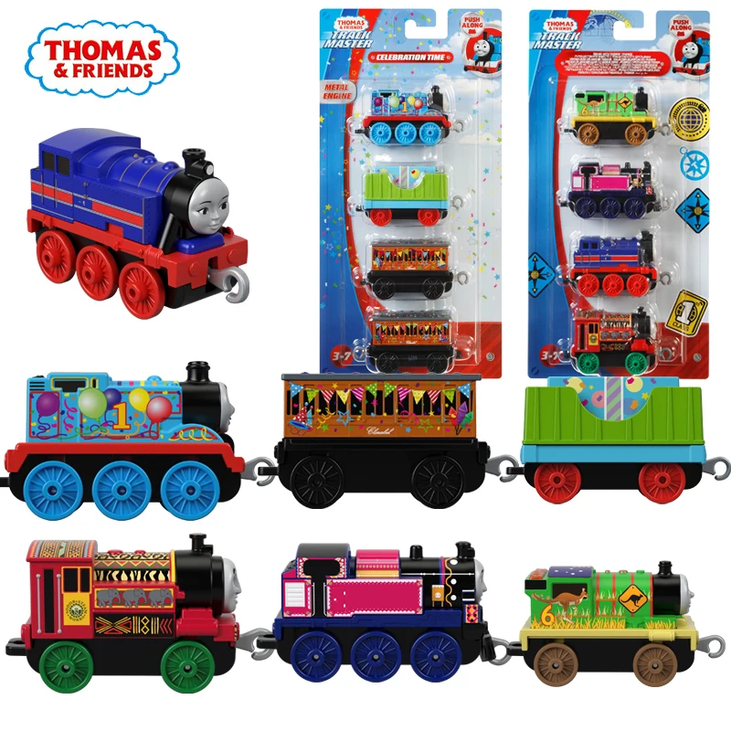 

Thomas and Friends Small Train Locomotive Track Alloy Carriage Set Boy Toy Railway Track Present for Children