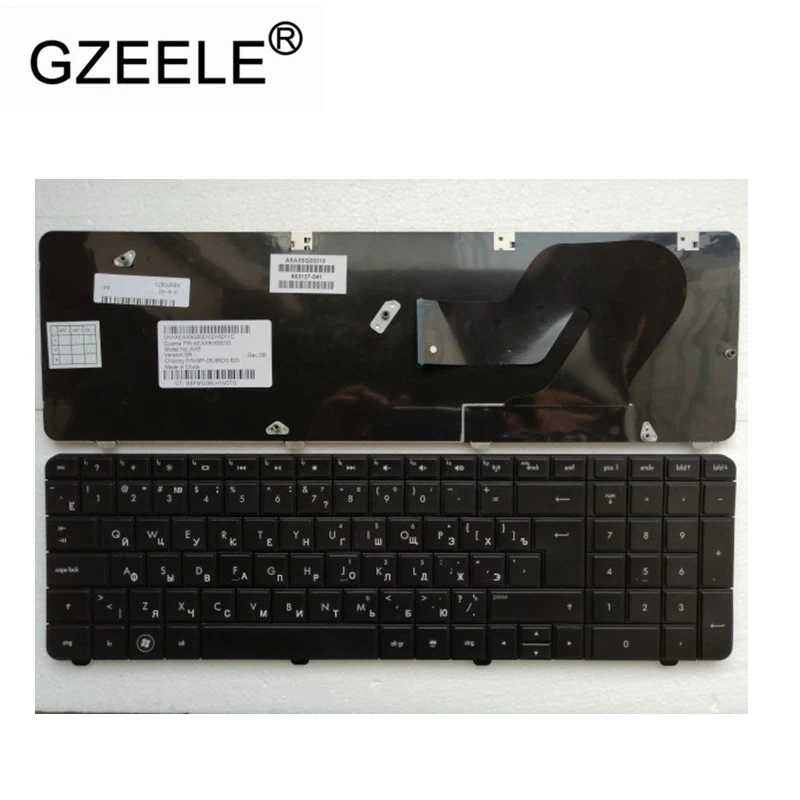 QH GZEELE Русская клавиатура для ноутбука hp CQ72 G72 RU раскладка черная Замена