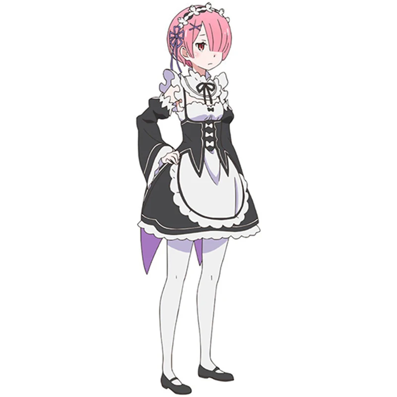 3D стиль автомобиля Re:Zero Rem и Ram аниме окно милые интересные модные стикеры