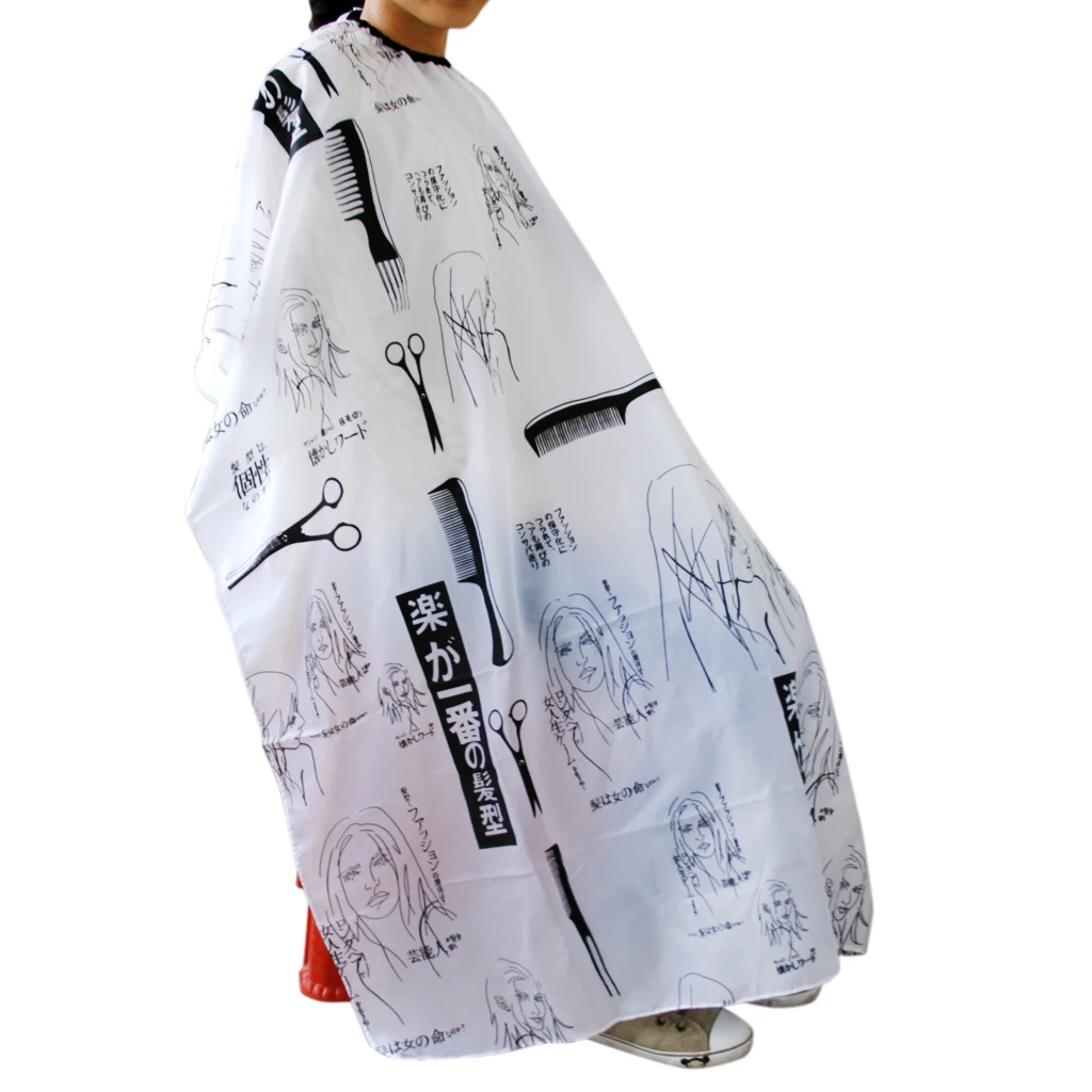 

Stylish Adjustable Stylist Cutting Cape Anti-static Waterproof Gown Apron