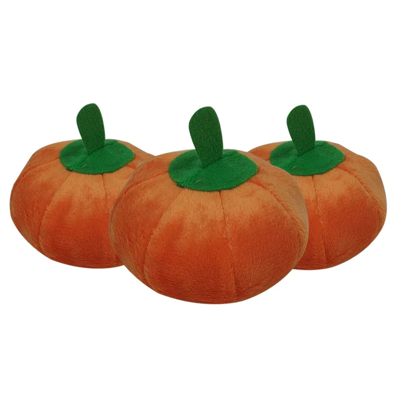 

New pet dog plush voice bite resistant dog toy pumpkin