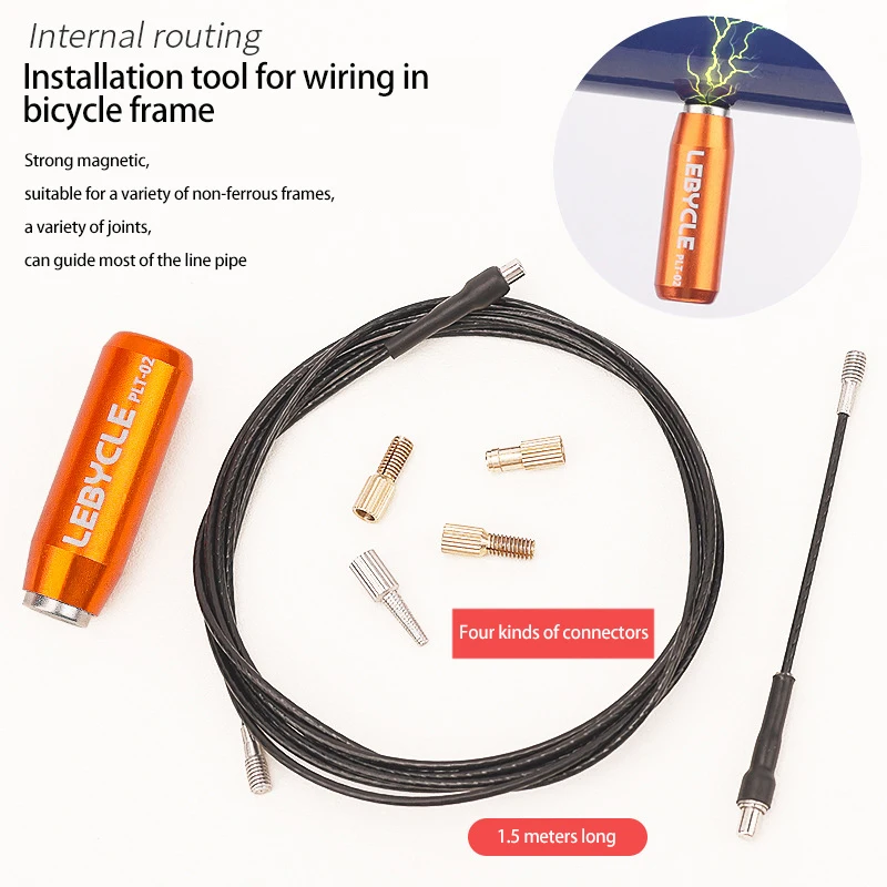 

Lebclye Bicycle Internal Cable Routing Tool Frame Shift Hydraulic Hose Wire Shifter Bike brake line Inner Cable Guide Install