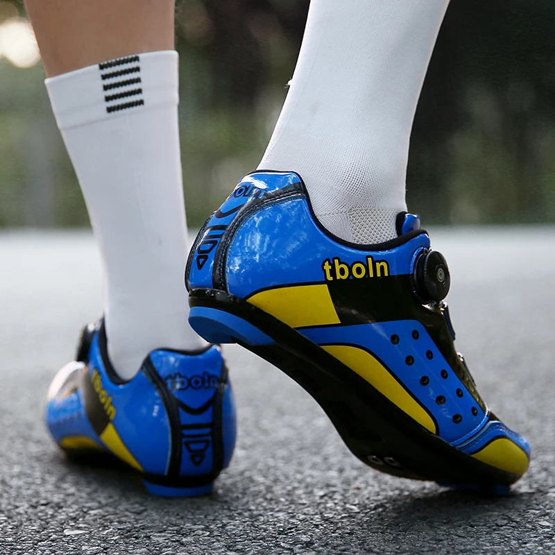 

Road Bike Shoes Sapatilha Ciclismo Add Pedals Breathable Self-locking Racing Shoes Ultra-light Athletic Riding Bicycle Sneakers