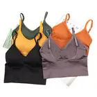 Укороченные топы с открытой спиной для девочек, камзолы, удобные женские топы-трусы, сексуальное спортивное нижнее белье, бюстгальтер с беспроводной застежкой спереди, женское белье