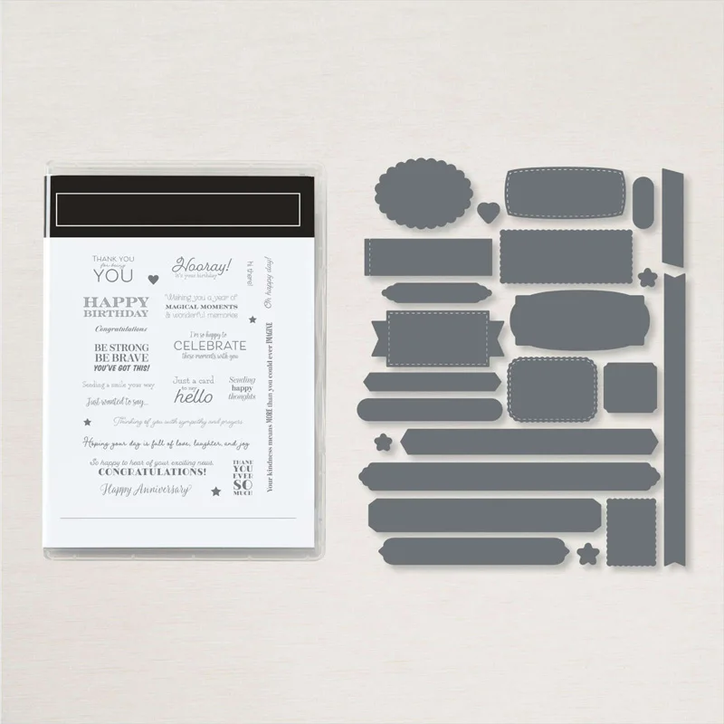 

Clear Stamps And Cutting Dies Many Messages Birthday Celebrate Sencence Phrase For DIY Scrapbook Photo Album Craft Card 2021 New