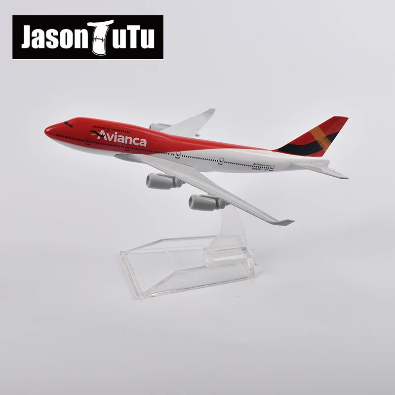 JASON TUTU 16 см Авианка Боинг 747 модель самолета Модель Отлитый металлический масштаб