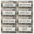 Персонализированная табличка для офисной двери, табличка для конференц-зала, знаки на рабочем месте