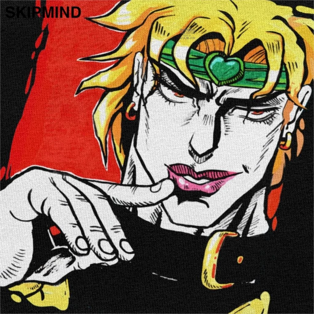 Футболка крутая Dio Brando невероятные приключения Джоджо хлопковая футболка с