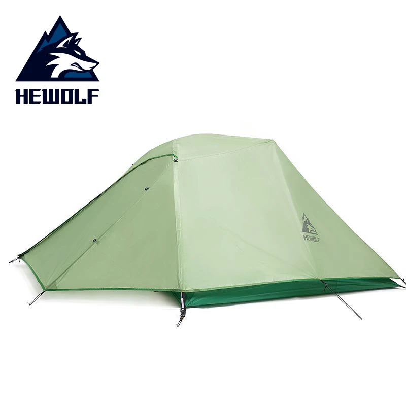 Hewolf 2 3 человека двухслойная портативная уличная Ультралегкая палатка для