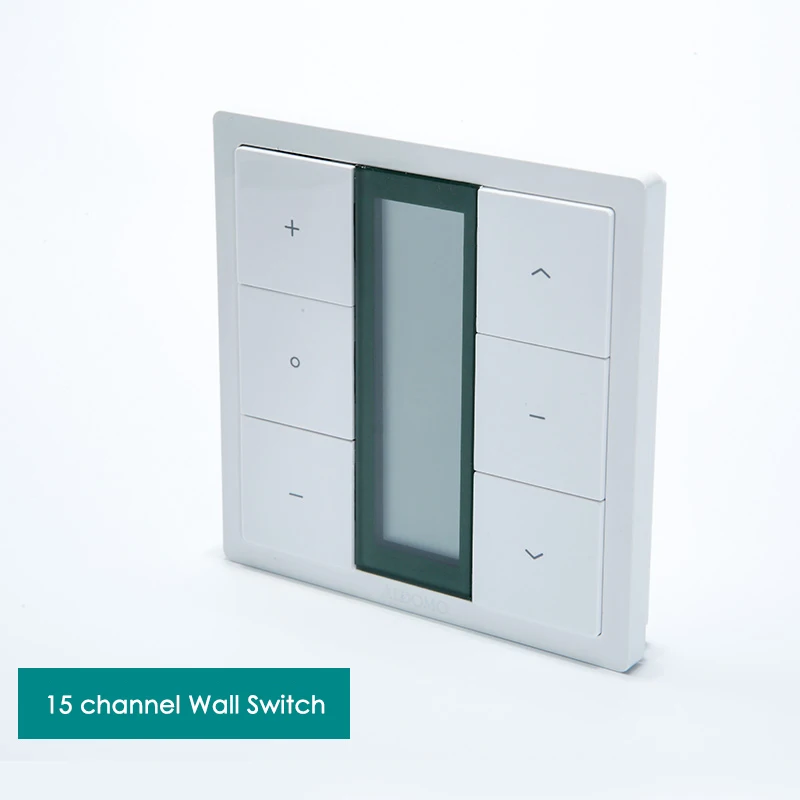 wall switch-15 Sunfree интеллектуальные электрические рольставни DC 5 в беспроводной литиевый аккумулятор жиронепроницаемый, водонепроницаемый автоматический рольставни для офиса/дома - Цвет: wall switch-15