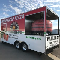 mobile kitchen ice cream halal taco truck concession cart pizza oven trailer