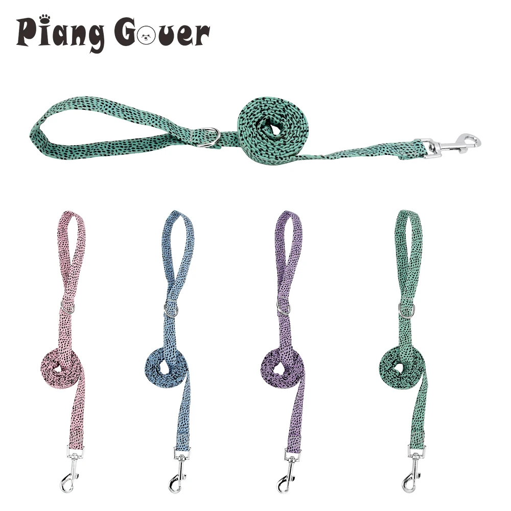Поводок для собак поводок домашних питомцев в горошек и кошек прогулок