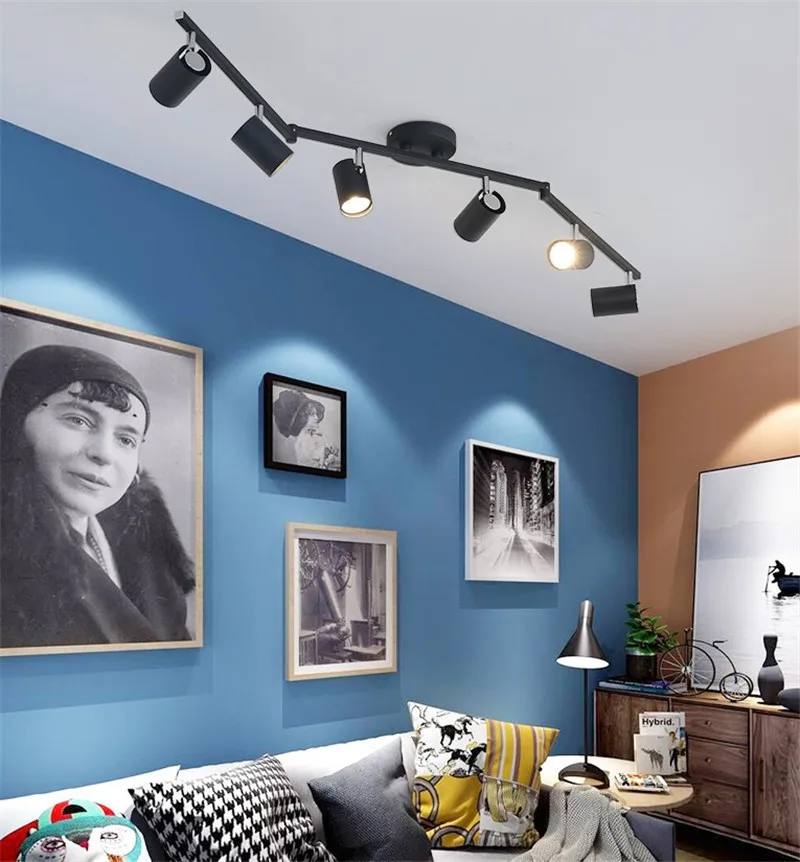 Настенный потолочный светодиодный светильник в скандинавском стиле для