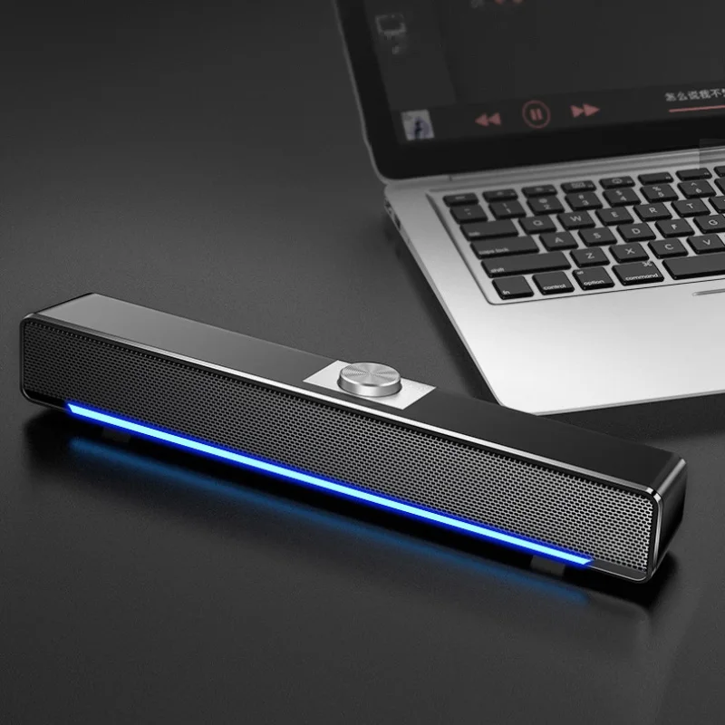 Новейший USB Bluetooth-динамик проводной компьютерный динамик бас стерео мощный