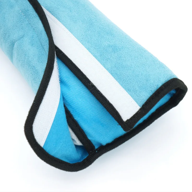

Baby Children Safety Strap Micro-suede Fabric Car Seat Belts Pillow Shoulder Protection Car-Styling 28x9x12cm