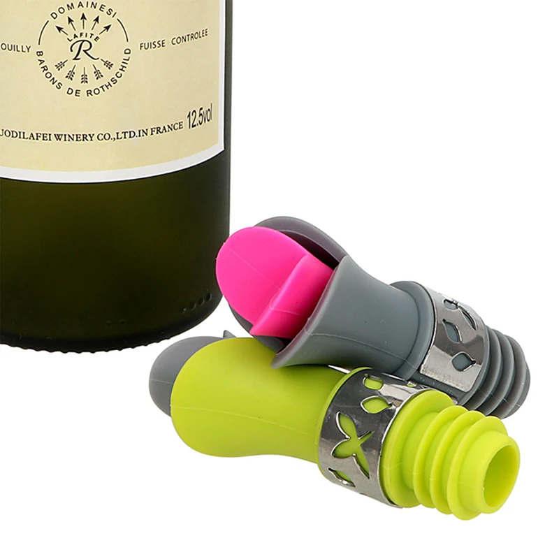 Бутылка для вина пробка цветок лилии вакуумный упаковщик вино Pourer Ручной пресс