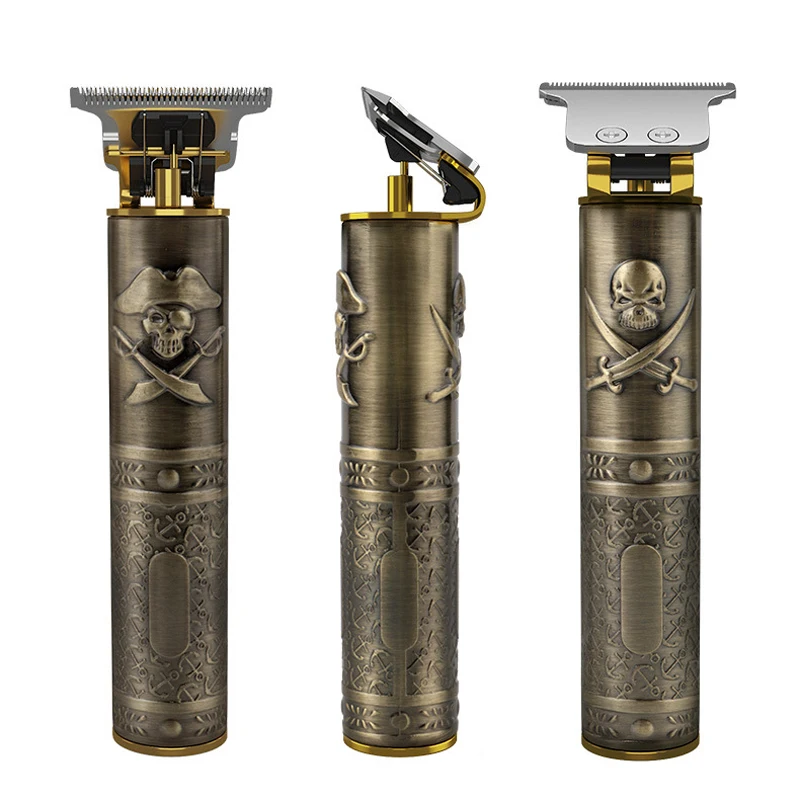 Триммер для волос JD USB перезаряжаемая машинка стрижки устройство с белой резьбой