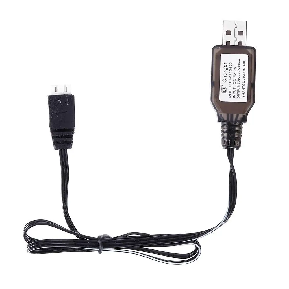 

HS зарядка через USB кабель 7,4 V 2S литий-ионный аккумулятор Батарея Зарядное устройство для 18301 18302 18311 18312 1/18 RC автомобиль Запчасти