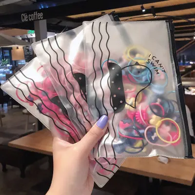 20/40 шт./лот аксессуары для волос девочек в подарочной коробке эластичные повязки