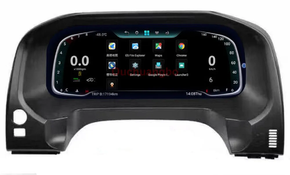 

Ouchuangbo 12.3 Inch GPS Dashboard Multimedia for Toyota Prado 2010-2019 With 4 Cores 2GB 32GB WIFI USB Modify Dashboard