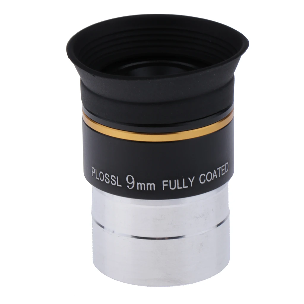 

1.25" Inch 31.7mm PLOSSL 9mm Eyepiece Lens For Astronomical Telescope Kit