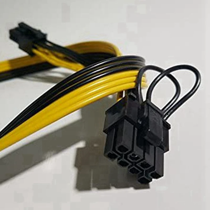 6 Pin PCI-E To 8 (6+2) (Male Male) GPU Power Cable 50Cm For Graphic Cards Mining HP Server Breakout Board | Компьютеры и офис