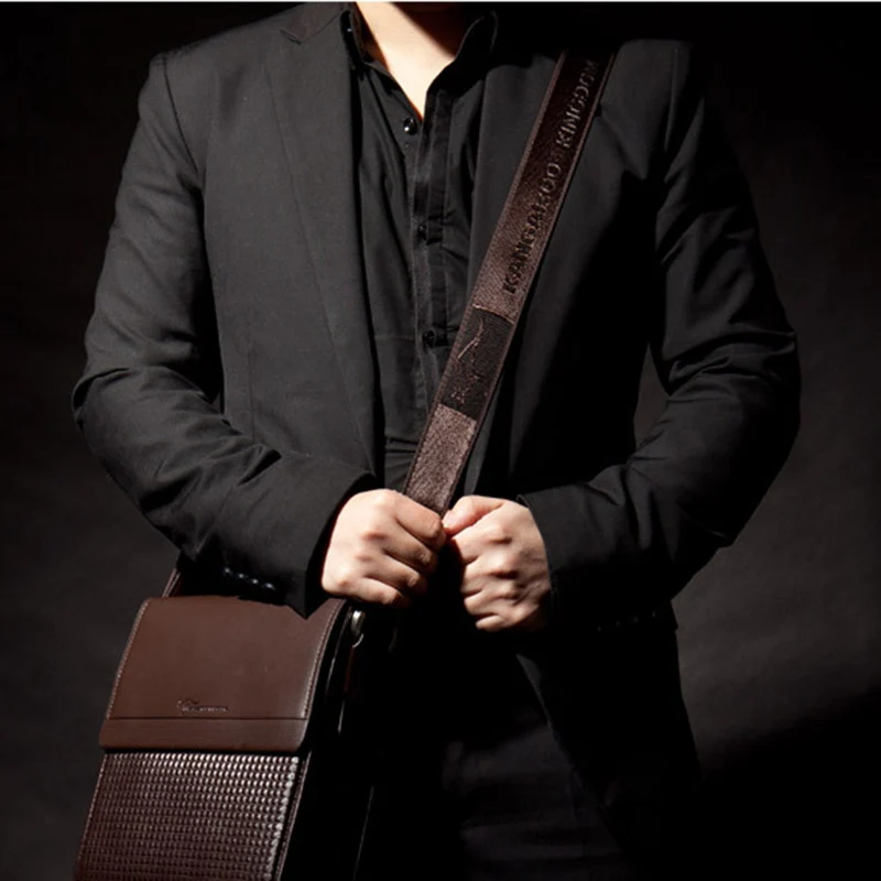 Мужские деловые сумки на плечо из 2021 натуральной кожи роскошная дизайнерская