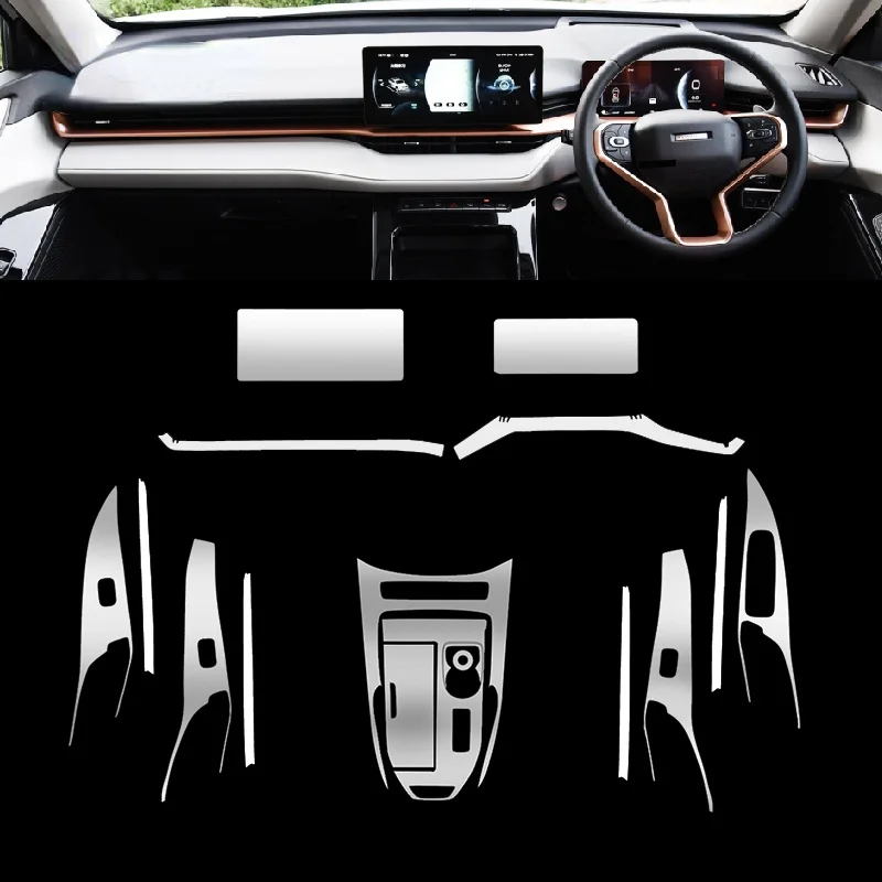 Для центральной консоли автомобиля Haval H6 2021 прозрачная фотопленка для ремонта от