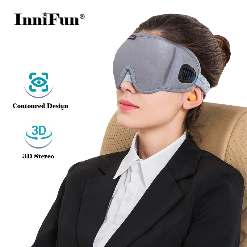 

Eye Protector 3D Sleep Eye Mask Three-Dimensional Cutting Shading Health Care Breathable Eye Mask To Promote Sleep Travel Home