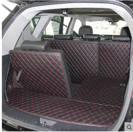 Автомобильные дорожные специальные коврики для багажника Hyundai Grand Santa fe 7 мест 2017