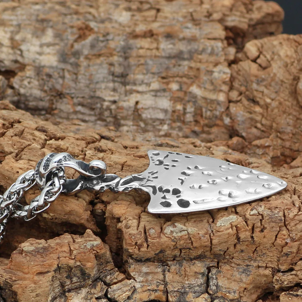 Скандинавский Викинг Odin Gungnir Амулет из нержавеющей стали Valknut ожерелье с