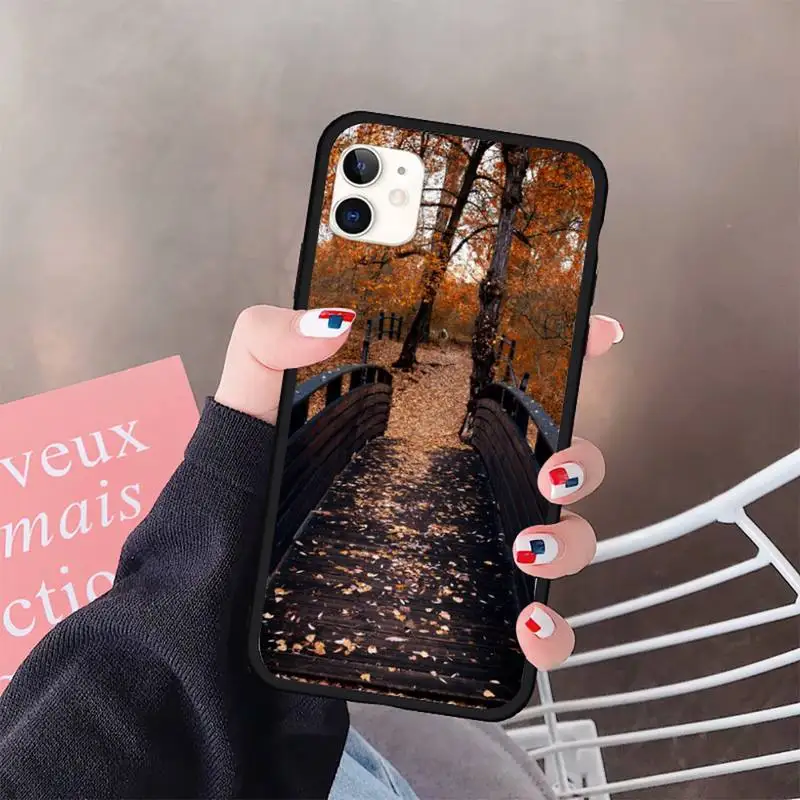 

Fall foliage season Phone Case for iPhone 11 12 pro XS MAX 8 7 6 6S Plus X 5S SE 2020 XR