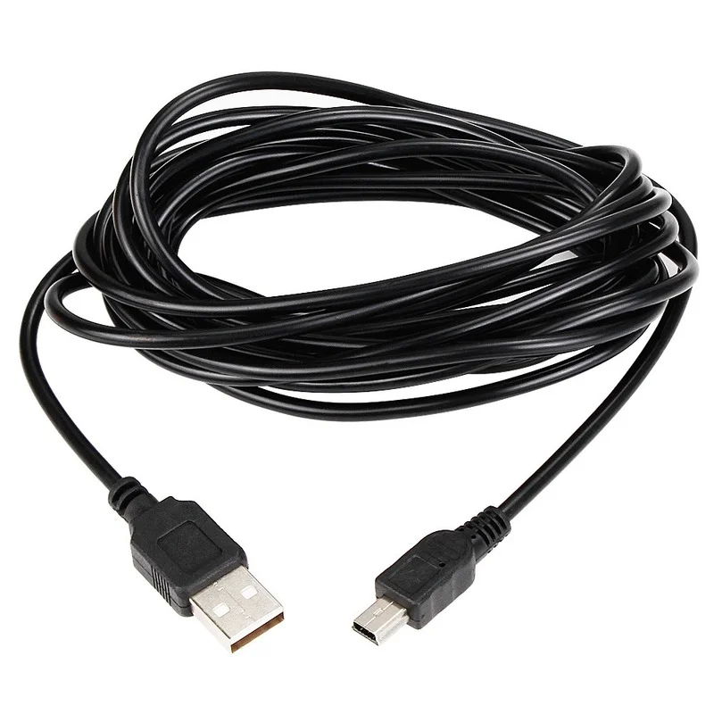 

Прямая головка 90 градусов левый/правый угол USB 2,0 A штекер к Mini-B штекер 5-контактный кабель адаптера данных деталь 3D-принтера 3,5 м кабель