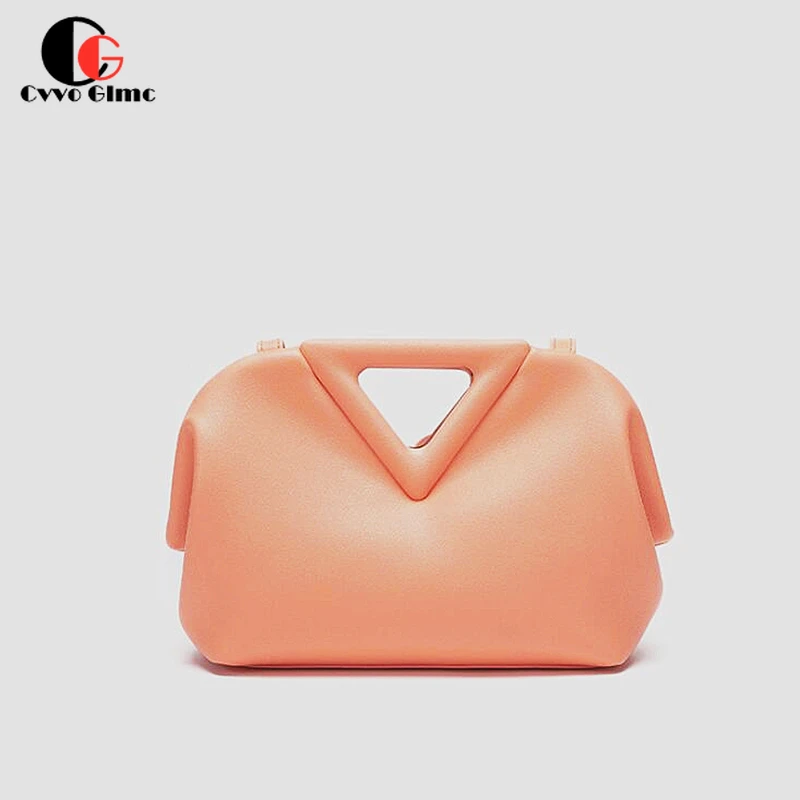 

CG Luxury Brand Cloud Bag Women's Fashion Mini Shoulder Messenger Bag Inverted Triangle Dumpling Female Fold Small Square Bag