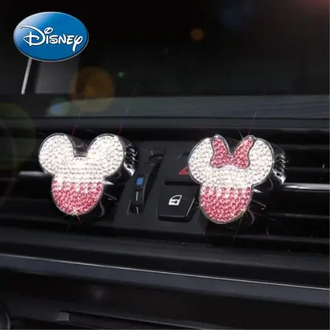 

Disney Car Perfume Aromatherapy Diamond Car Air Conditioning Air Outlet Cute Mickey Car Decoration Decoration Interior Supplies