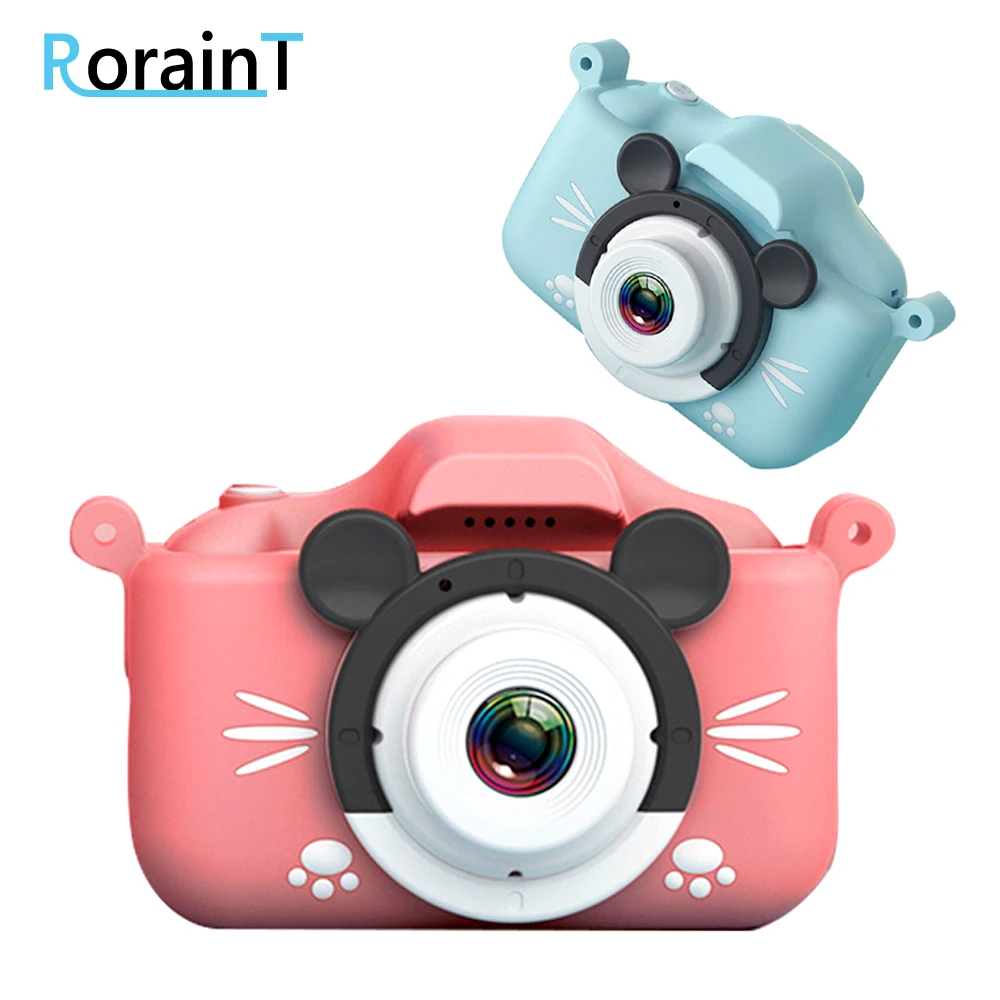 Цифровая камера для детей HD экран 2 дюйма мультяшная игрушка подарок на день