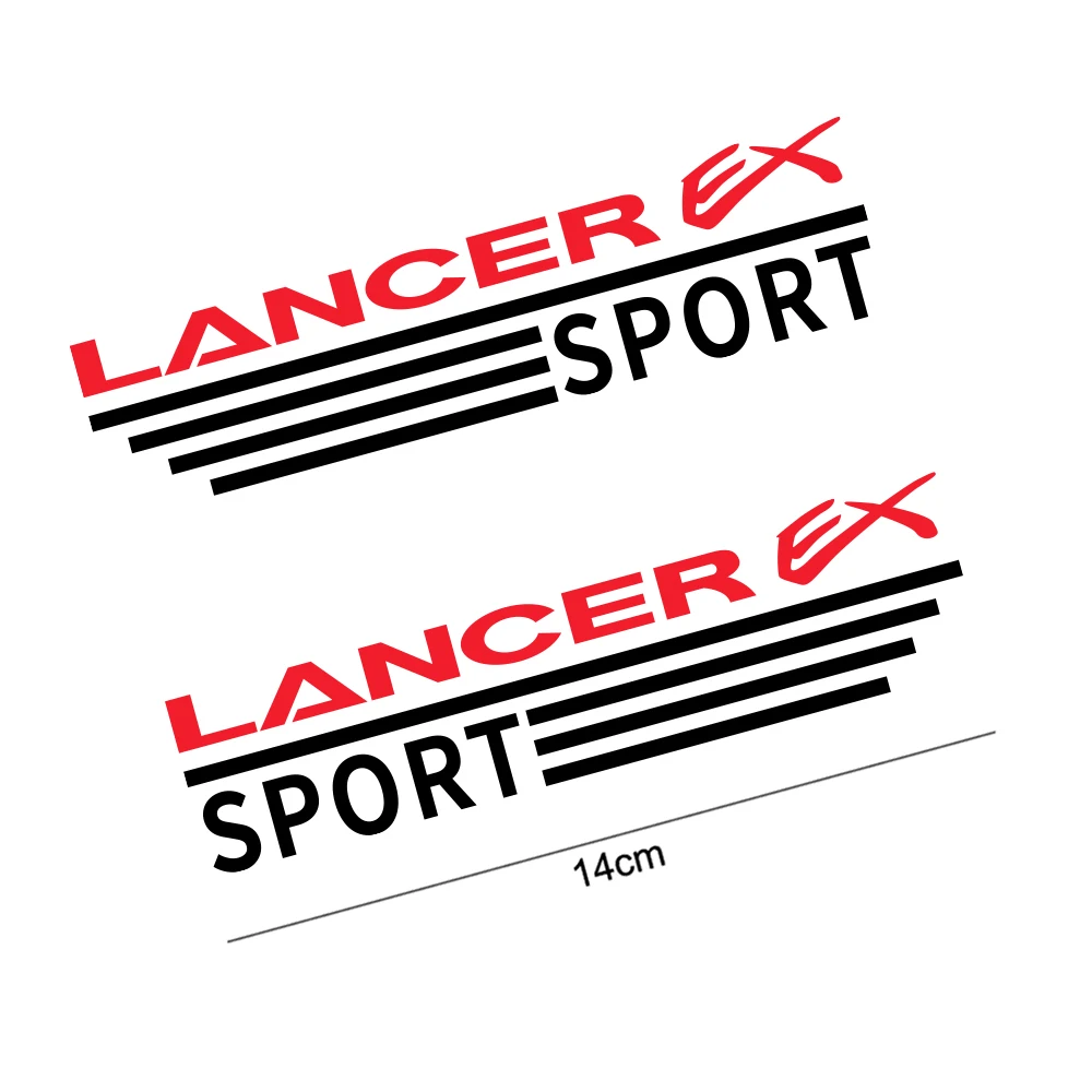 Car Rearview Mirror Stickers For Mitsubishi Lancer 10 X 3 9 EX Outlander ASX Ralliart Competition Auto Decor Decals Accessories |