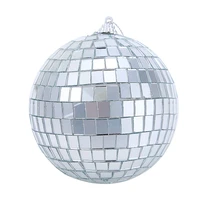 1pc 10cm disco mirror glitter ball dj light dance party stage decor lighting commercial stage party lighting